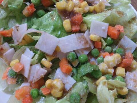 ミックスベジタブルのお手軽サラダ レシピ 作り方 By なっちゃんゆず味 楽天レシピ ミックスベジタブルのお手軽サラダ レシピ 作り方 By なっちゃんゆず味 楽天レシピ